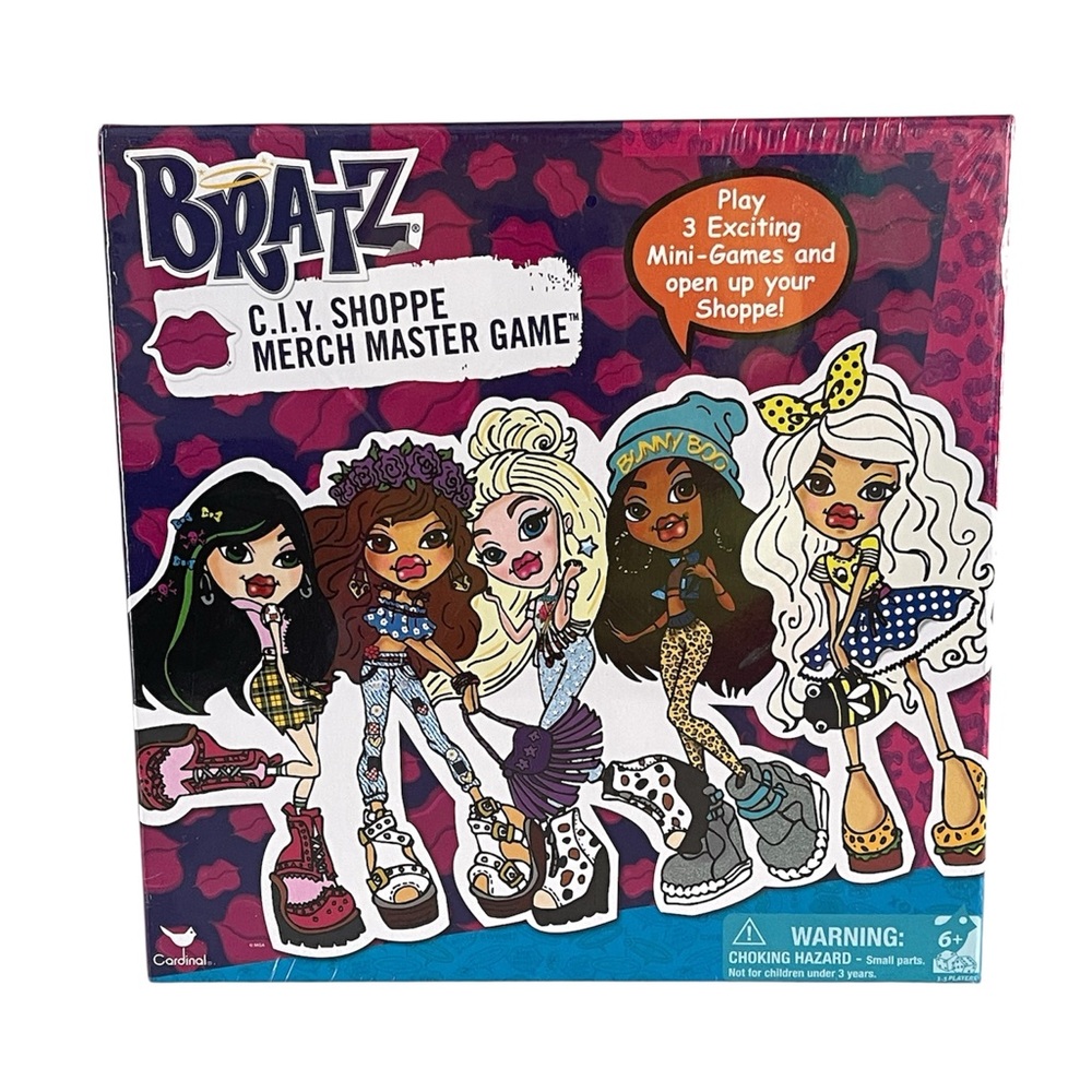 🆕 Bratz C.I.Y. Shoppe Merch Master Board Game Cardinal Sealed